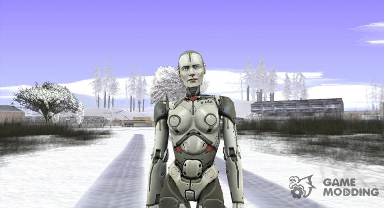 Skin HD Sara Female Robot