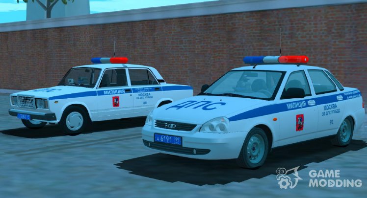 LADA 2170 Priora Police ABOUT traffic police UGIBDD (2007-2011)