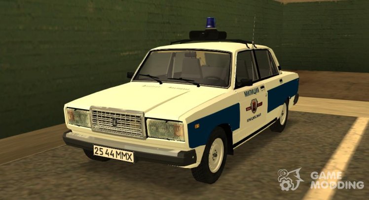 Vaz-2107 Municipal de la policía