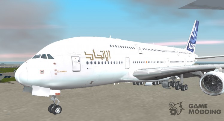 Airbus A380-800 F-WWDD Etihad Titles