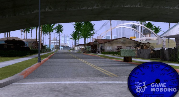 The usual speedometer for GTA San Andreas