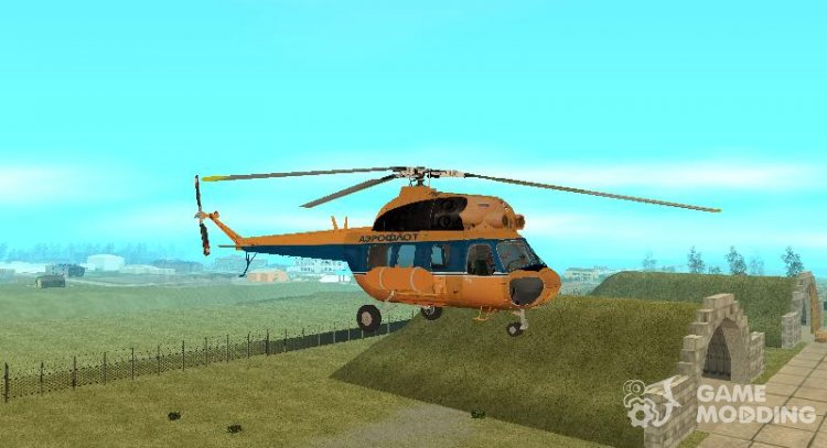 Mi-2 Aeroflot for GTA San Andreas