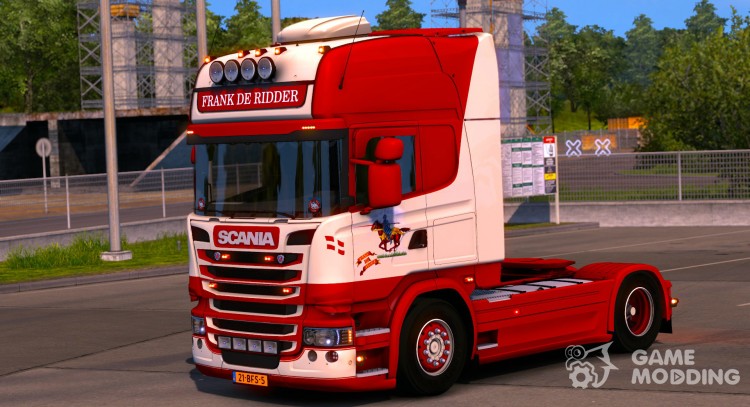 Scania Frank De Ridder para Euro Truck Simulator 2