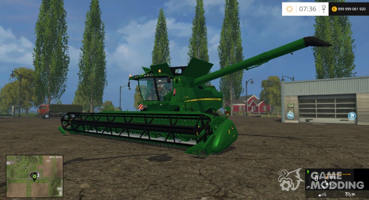 John Deere 690i v1.5 для Farming Simulator 2015