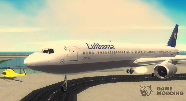 Boeing 767-300 De Lufthansa para GTA 3