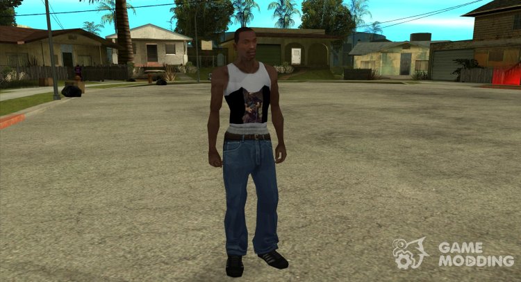 Camiseta blanca (la más divertida del mundo) para GTA San Andreas