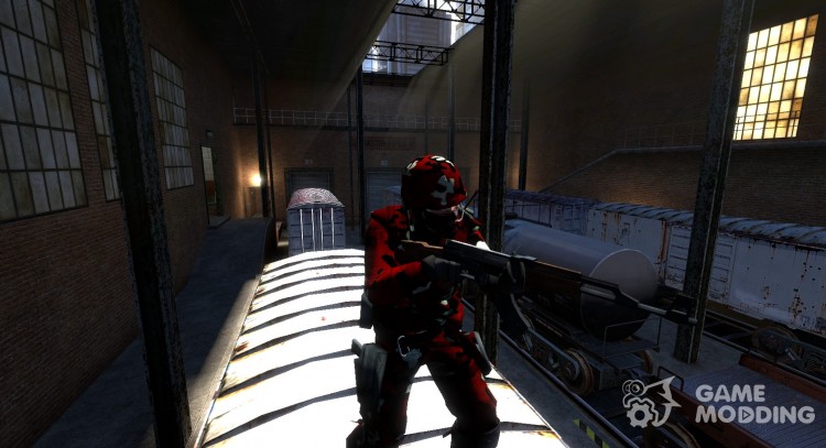 Нежити художник красный, черный & белый городских CT для Counter-Strike Source