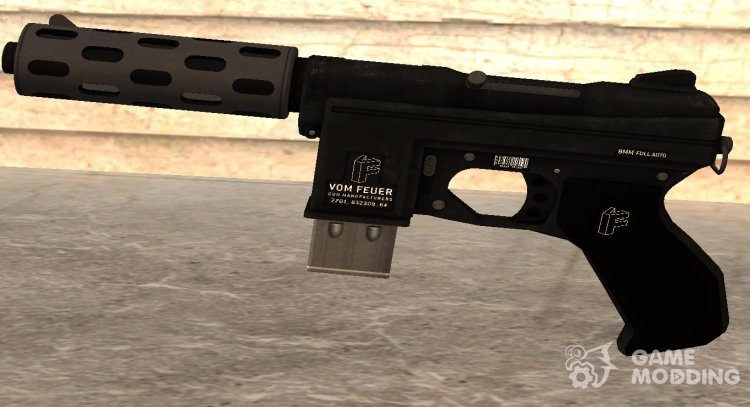 GTA V Vom Feuer Machine Pistol (Short Mag) for GTA San Andreas