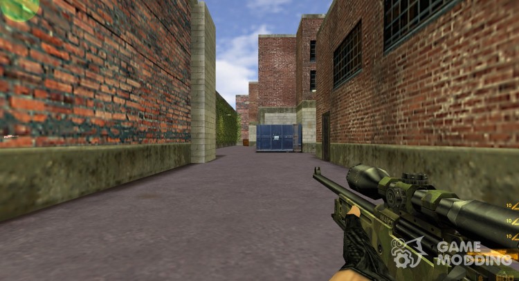 Camouflaged AWP for Counter Strike 1.6