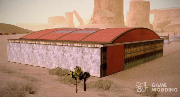 HD Desert Hangar Mipmapped para GTA San Andreas