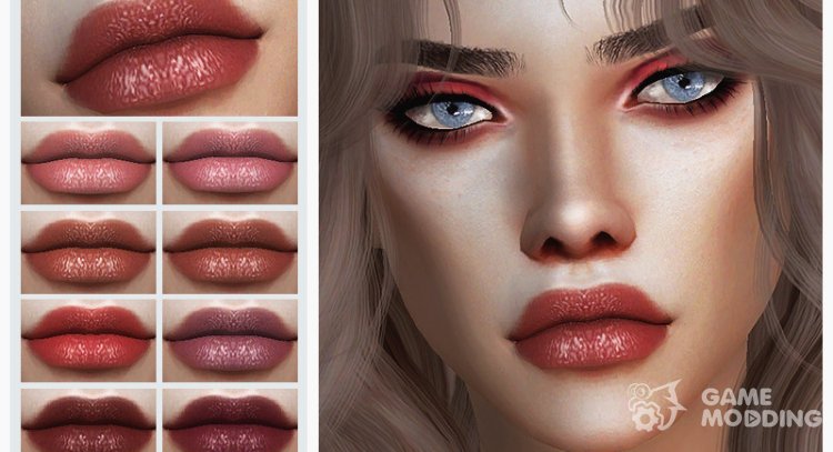 Merci Lipstick N34 para Sims 4