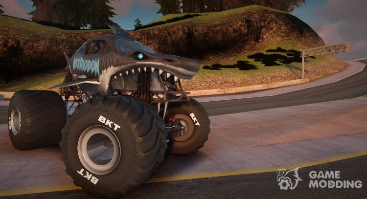 Megalodon Overcast from Monster Jam Steel Titans for GTA San Andreas