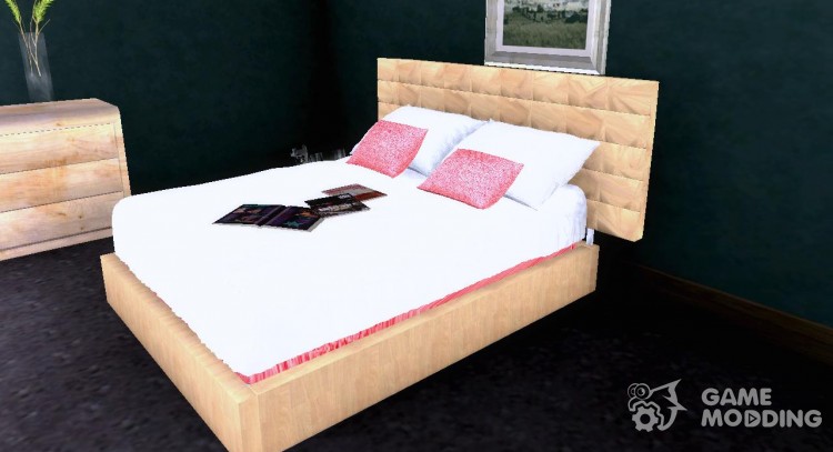 Новая кровать Си-Джея. для GTA San Andreas
