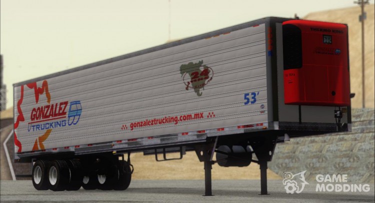 Trailer Gonzalez Trucking para GTA San Andreas