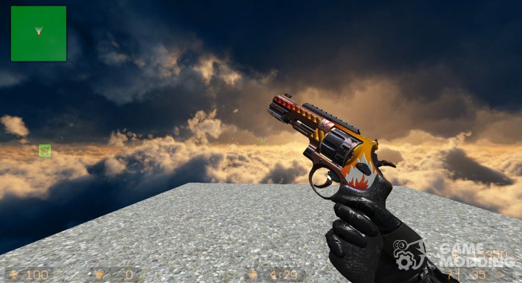R8 Revolver - Inferno para Counter-Strike Source