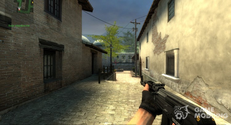 wannabes AK, chrome for Counter-Strike Source