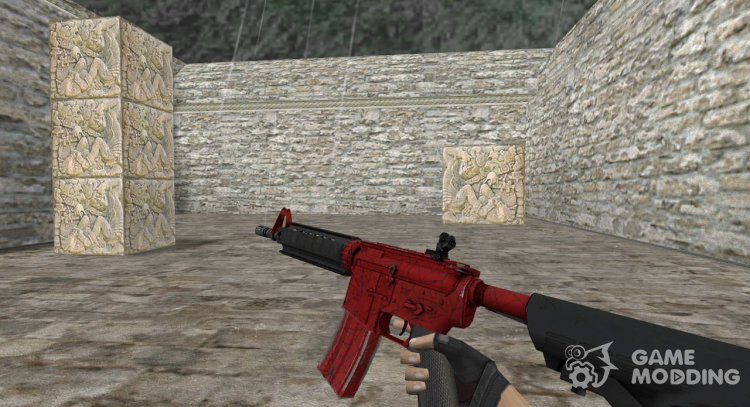 Crimson Web M4A4 for Counter Strike 1.6