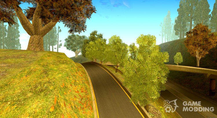 Красивая растительность (LQ) для GTA San Andreas