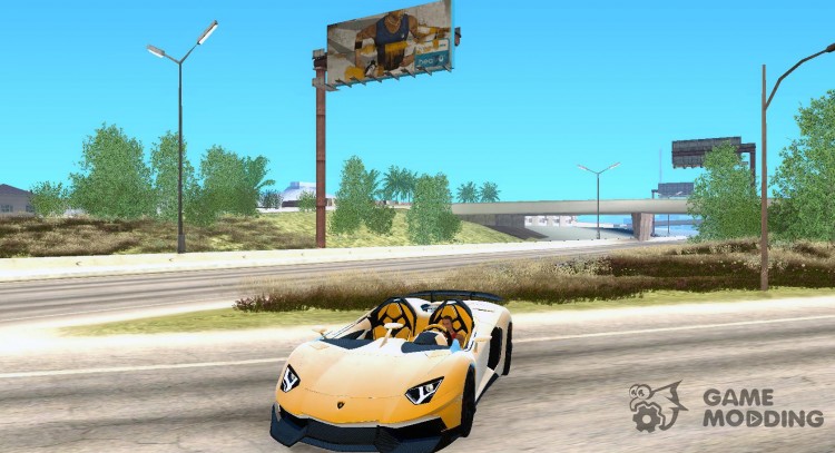 Lamborghini Aventador J TT Black Revel для GTA San Andreas