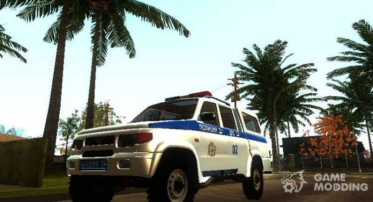 El uaz-Симбир de la polica de trfico para GTA San Andreas