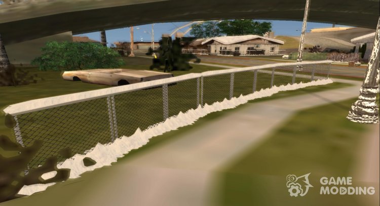 Winter Fence Mesh 5 для GTA San Andreas