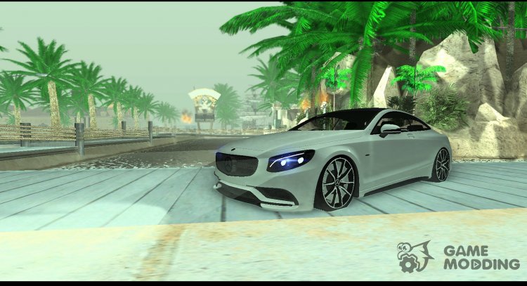 Мерседес-Бенц S-Класс купе на S63 АМГ для GTA San Andreas