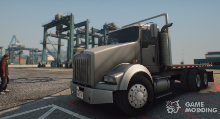 Kenworth T800 Flatbed Truck for GTA 5