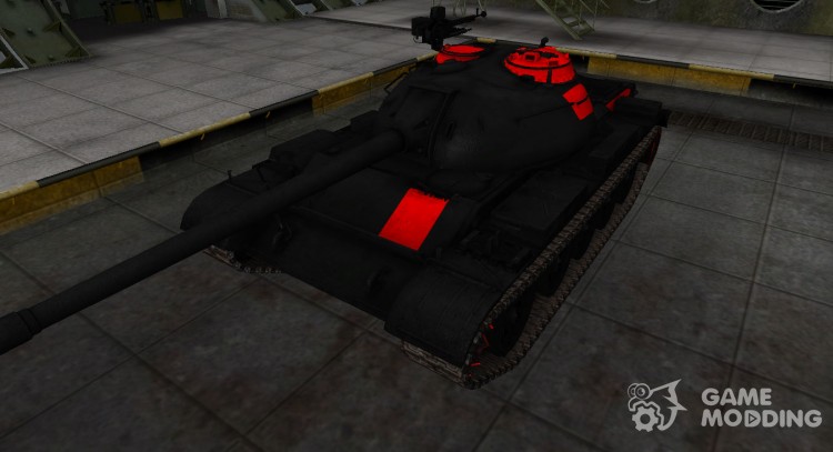 Черно-красные зоны пробития Type 59 для World Of Tanks