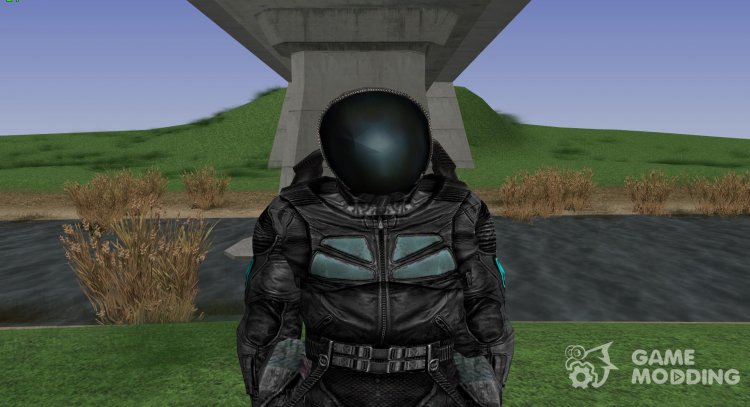 A member of a group of Abnormals in the scientific coverall of S. T. A. L. K. E. R for GTA San Andreas