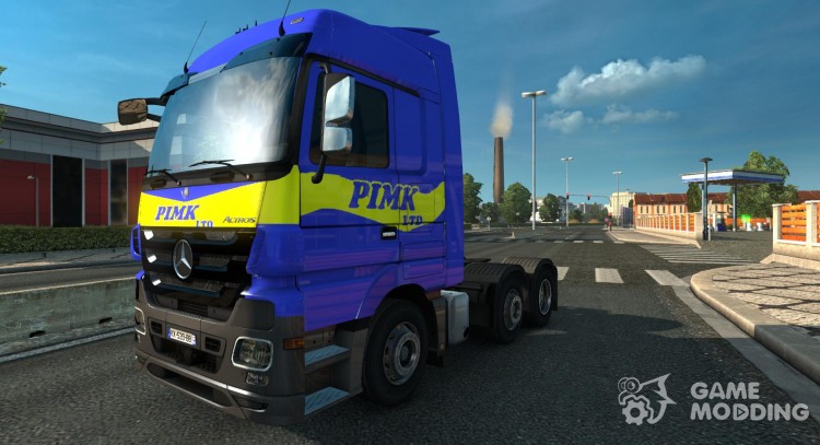 Mercedes Actros MP3 PIMK ltd (only for megaspace) для Euro Truck Simulator 2