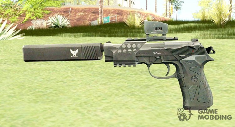 Beretta 92 (Silenciado) para GTA San Andreas