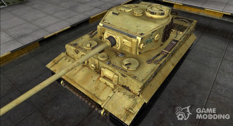 The skin for the Panzer VI Tiger 505 Germany 1944 for World Of Tanks