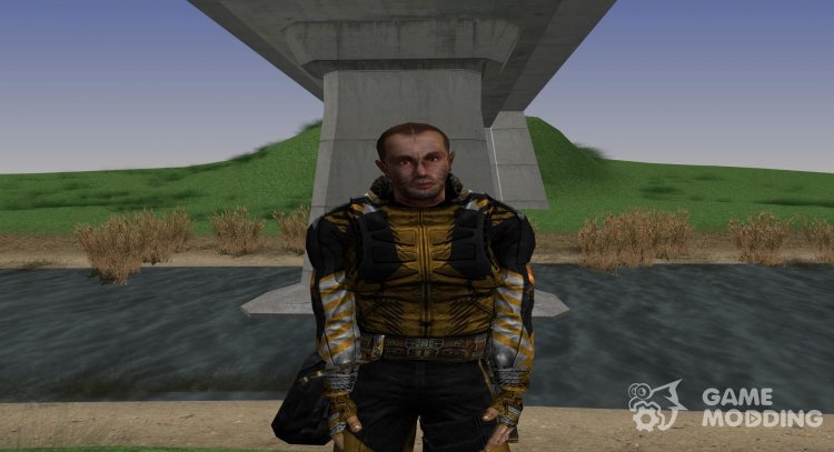 Miembro de la agrupación de Caos con un aspecto único de S. T. A. L. K. E. R v.6 para GTA San Andreas