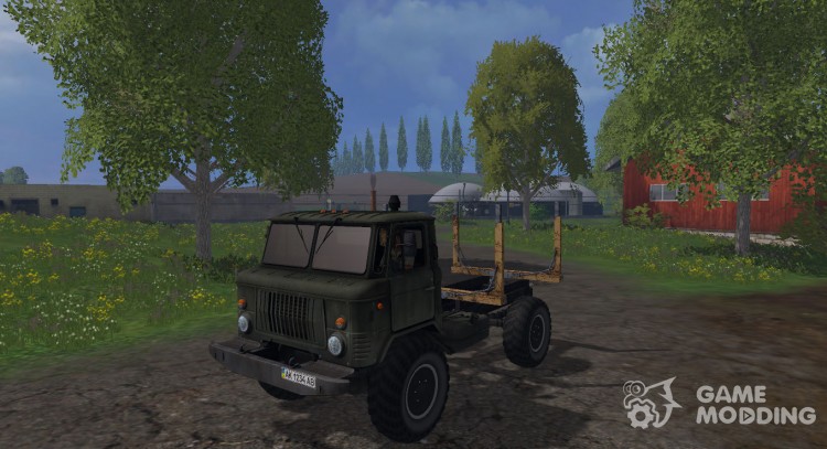 ГАЗ 66 Лесовоз для Farming Simulator 2015