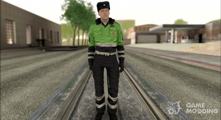 Miembro de la polica de trfico en la forma de para GTA San Andreas