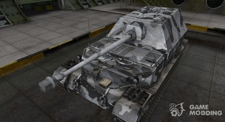 La piel para el tanque alemán Ferdinand para World Of Tanks