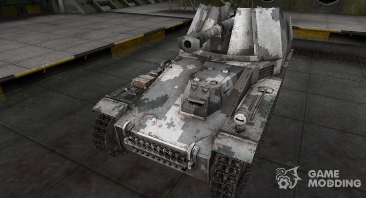 Camouflage skin for the Wespe for World Of Tanks