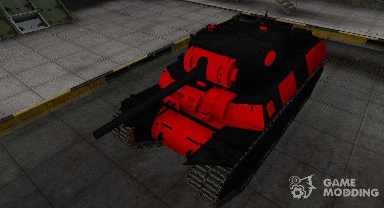 Negro y rojo de la zona de ruptura del M6 para World Of Tanks