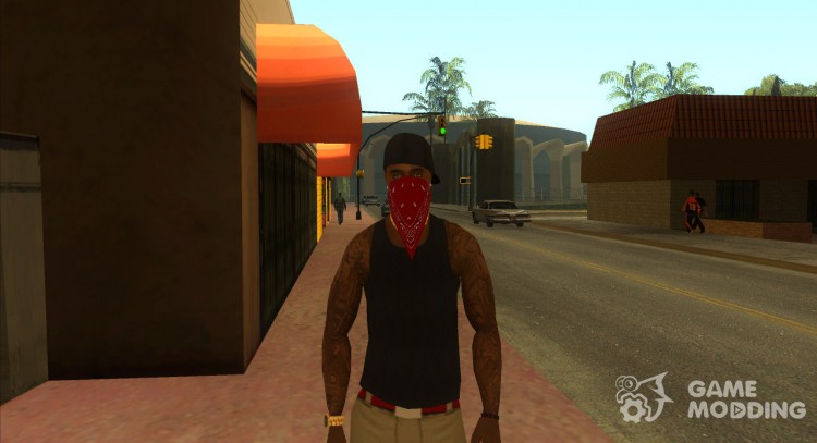 El bandido de Bloods 1 para GTA San Andreas