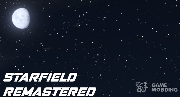 Starfield Remastered (Starfield and Moon Replacement) 2.0 for GTA 5