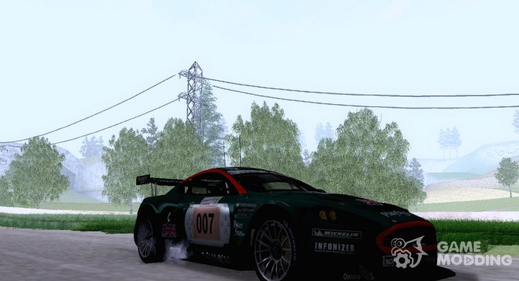 El Aston Martin DBR9 para GTA San Andreas