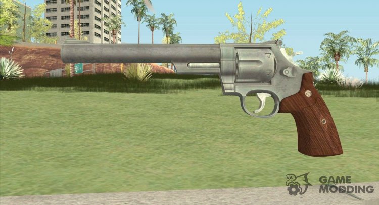 Smith And Wesson M29 Revolver (Chrome) for GTA San Andreas