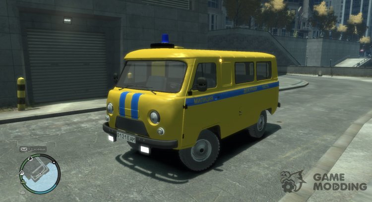 El uaz 3962 la Policía reciente essr para GTA 4
