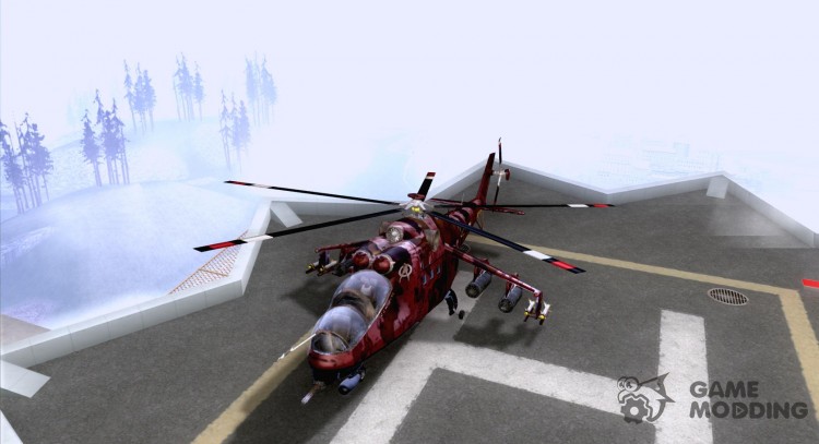 Ми-24 для GTA San Andreas