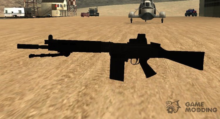 FN-FAL From CSGO with EoTech for GTA San Andreas