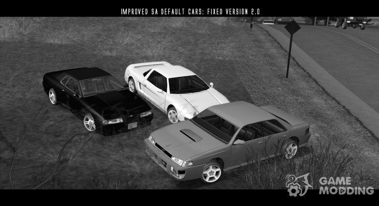 Improved SA Default Cars: Fixed Version 2.0 для GTA San Andreas