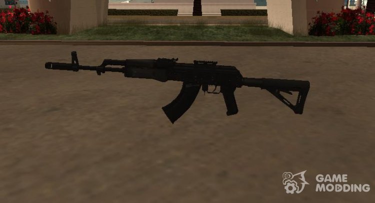 AKM-47 Black for GTA San Andreas