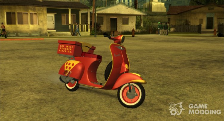 Vespa N-50 Pizzaboy для GTA San Andreas