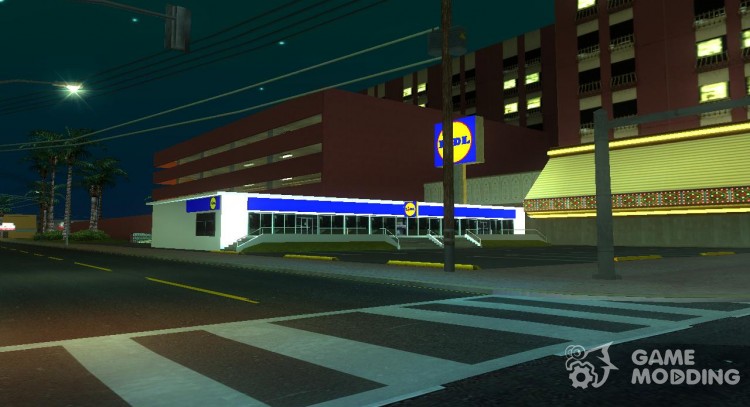 New 2 lidl shops in SF and LV for GTA San Andreas