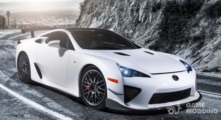 Настоящие звуки Lexus LFA для GTA San Andreas